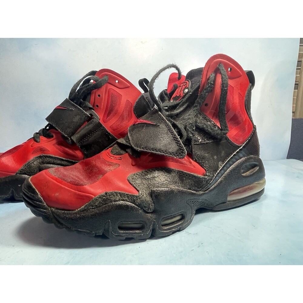Nike Air Max Express 2 Sz 11 Shoes Red & Black 525224 600!